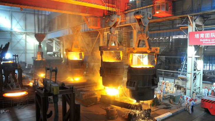 Metallurgi Casting Double Girder Overhead Crane