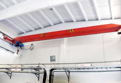 Nyligt brugt LDP Type Single Girder Overhead Crane til salg